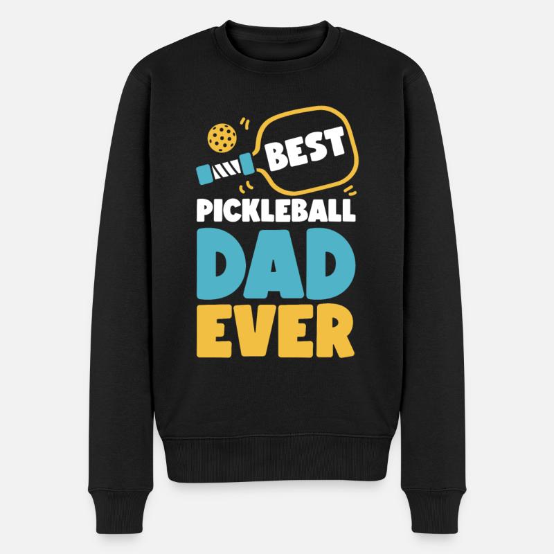 Pickleball Papa Père Best - Pull Premium bio Homme - noir