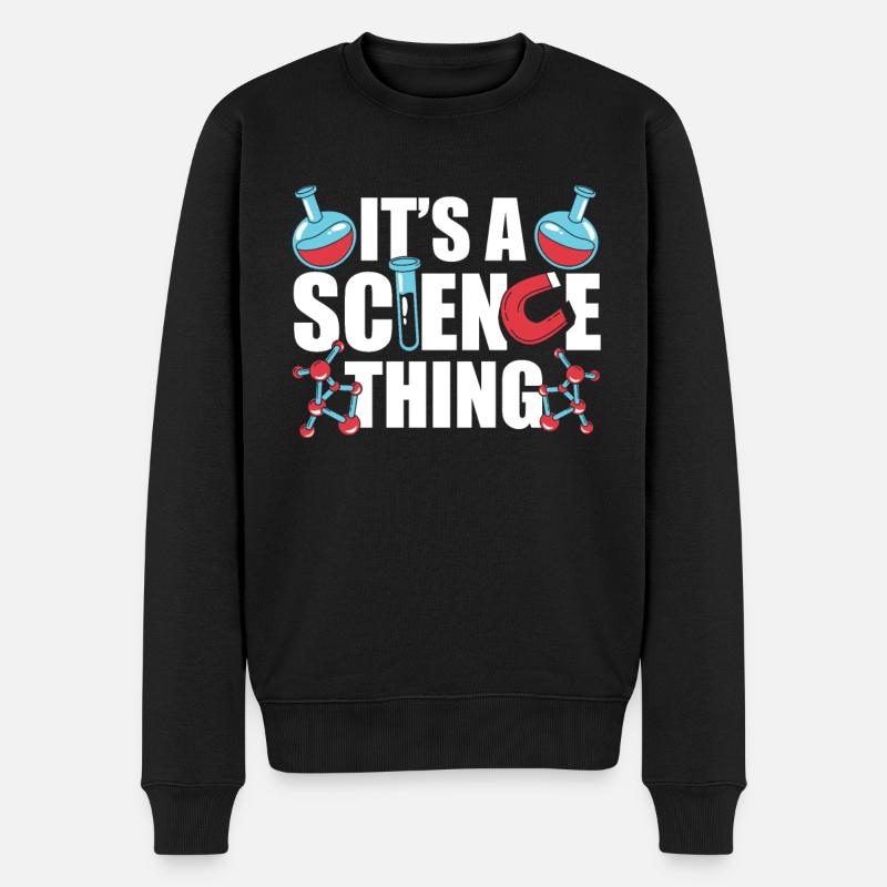 Est une chose scientifique scientifique - Pull Premium bio Homme - noir