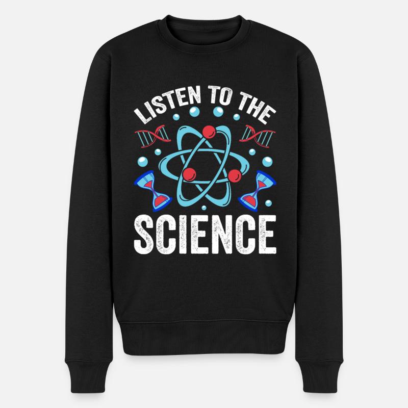 Écoutez Science Scientists Science - Pull Premium bio Homme - noir