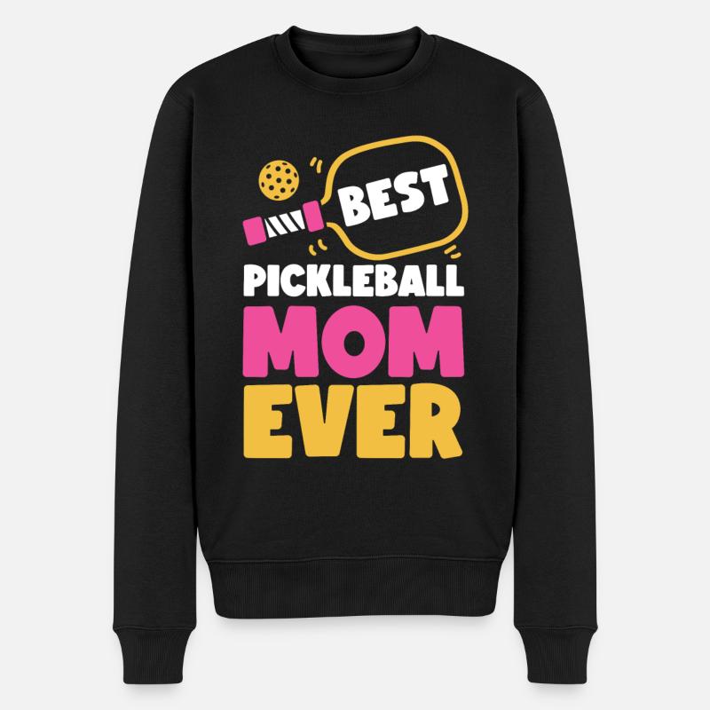 Pickleball Maman Mère Meilleure - Pull Premium bio Homme - noir