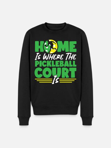 Pickleball Home Is Where The - Men's Premium Organic Jumper - black