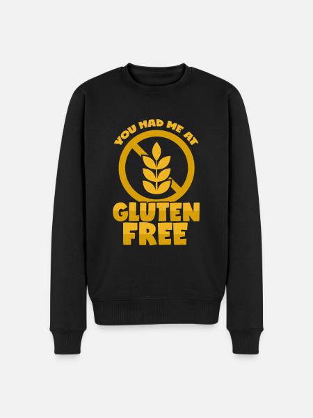 Gluten-free - Men's Premium Organic Jumper - black