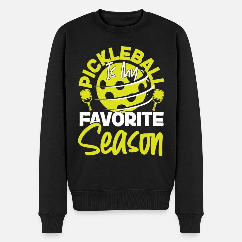 Pickleball Pickleball est mon - Pull Premium bio Homme - noir