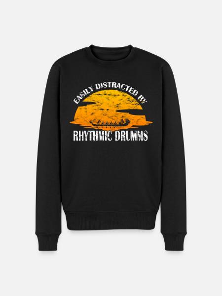 Drachenbootrennen Festival Drachenboot - Männer Premium Bio Pullover - Schwarz