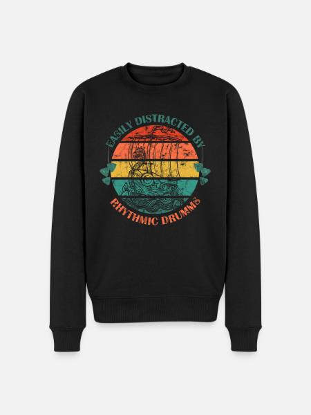 Drachenbootrennen Festival Drachenboot - Männer Premium Bio Pullover - Schwarz