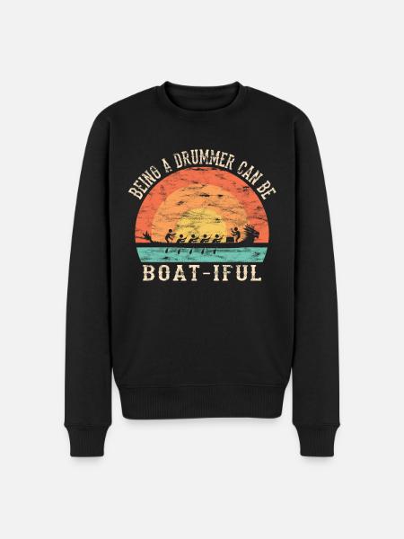 Course de bateaux-dragons chinois - Pull Premium bio Homme - noir