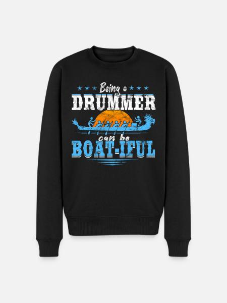 Course de bateaux-dragons chinois - Pull Premium bio Homme - noir