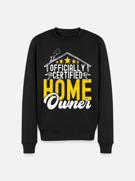Homeowners Home Purchase - Men's Premium Organic Jumper - black