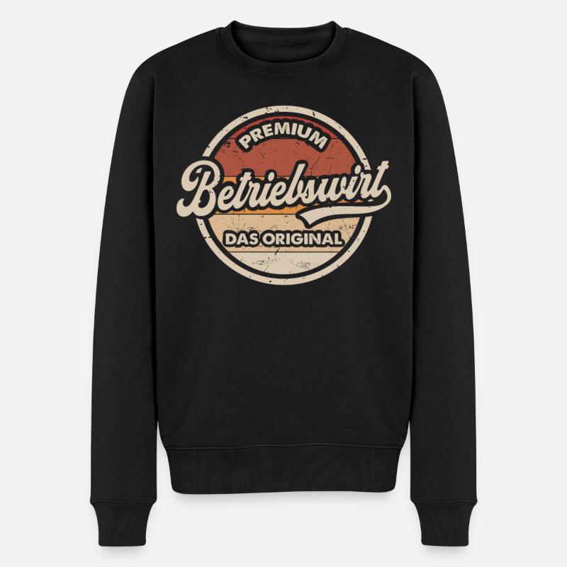 Betriebswirt Original Betriebswirte - Männer Premium Bio Pullover - Schwarz