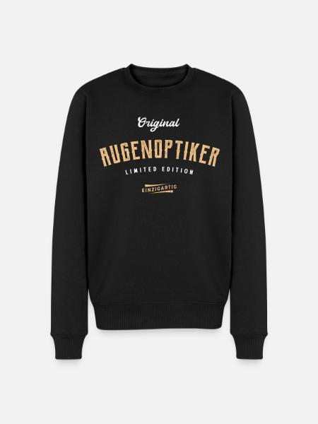 Augenoptiker Limited Edition - Männer Premium Bio Pullover - Schwarz