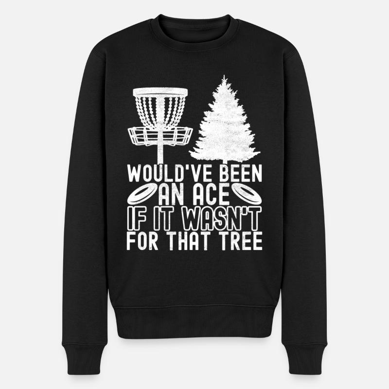 Disc Golf Disc Golfer - Men's Premium Organic Jumper - black