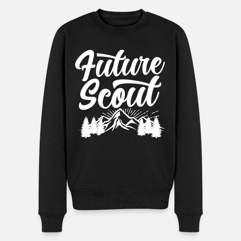 Futur Camp scout Sippe Pfadfinden - Pull Premium bio Homme - noir