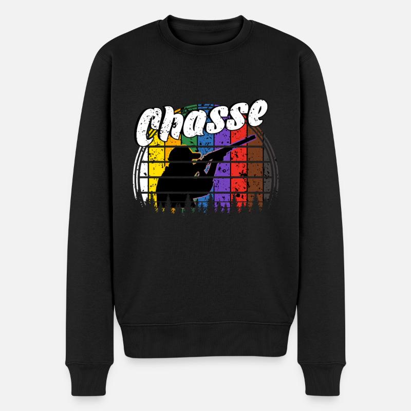 Chasse chasse - Pull Premium bio Homme - noir