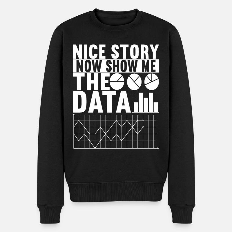Data Scientist Data Analyst - Men's Premium Organic Jumper - black