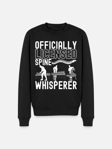 Chiropractor Chiropractic Physiotherapy - Men's Premium Organic Jumper - black