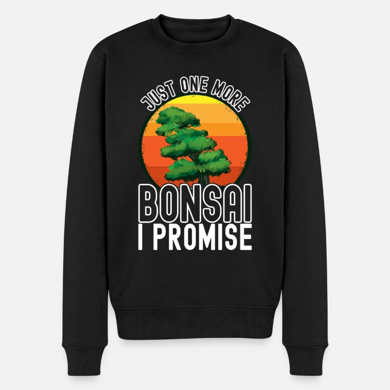 Bonsaï Bonsaï - Pull Premium bio Homme - noir