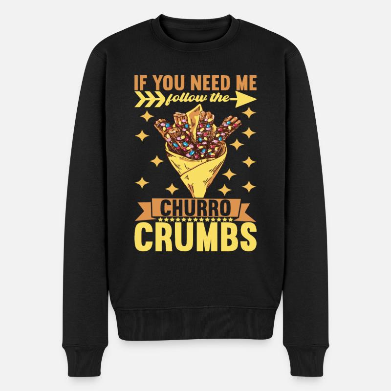 Churros - Pull Premium bio Homme - noir