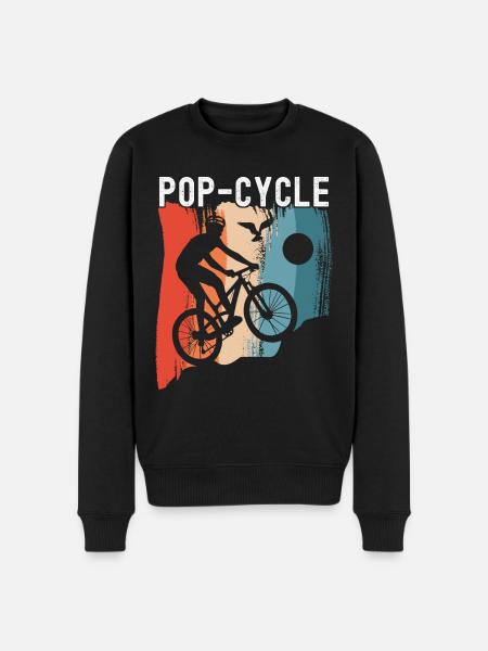 Bicycle cyclists - Men's Premium Organic Jumper - black