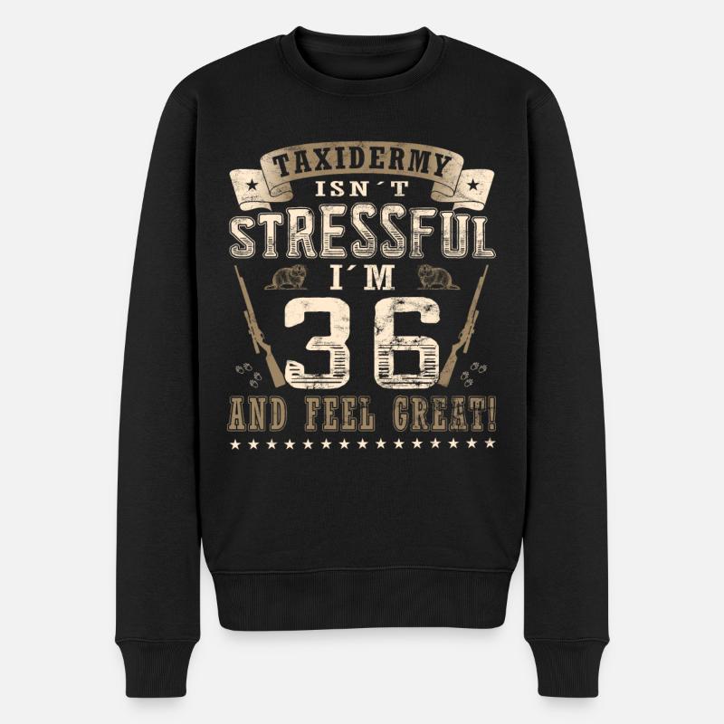 Taxidermistes 36e anniversaire Taxidermistes - Pull Premium bio Homme - noir
