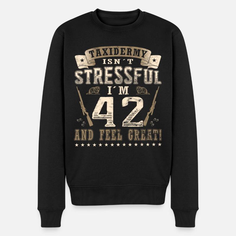 Taxidermistes 42e anniversaire Taxidermistes - Pull Premium bio Homme - noir