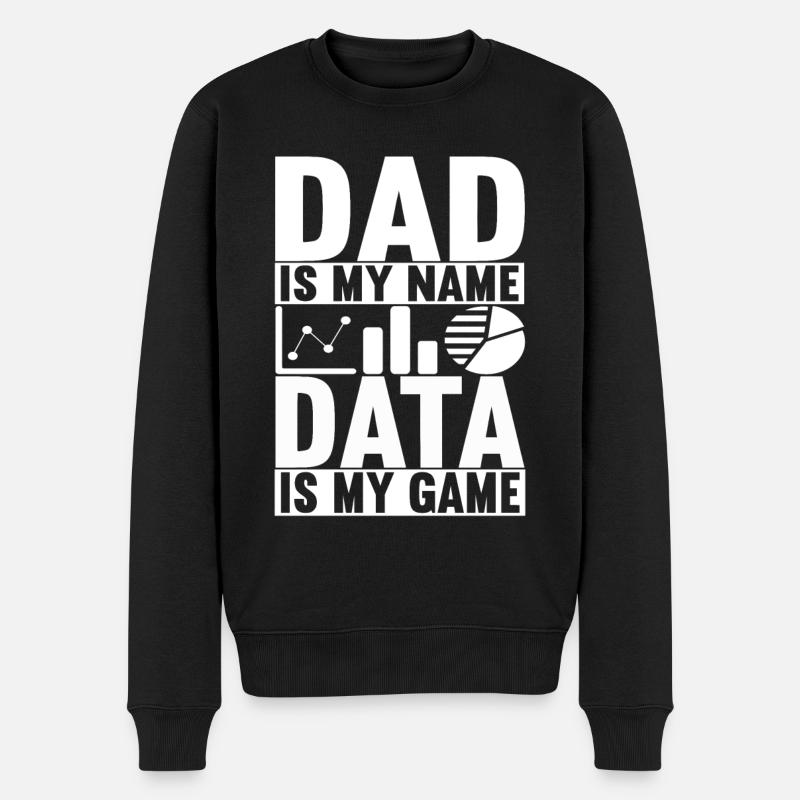 Data Scientist Data Analyst - Men's Premium Organic Jumper - black
