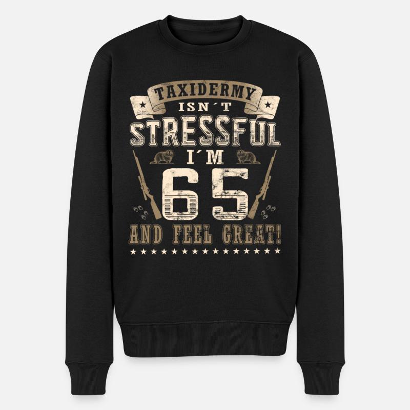 Taxidermistes 65e anniversaire Taxidermistes - Pull Premium bio Homme - noir