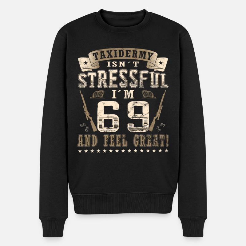 Konservatorer 69 års fødselsdag Konservatorer - Økologisk premium-sweatshirt til mænd - sort