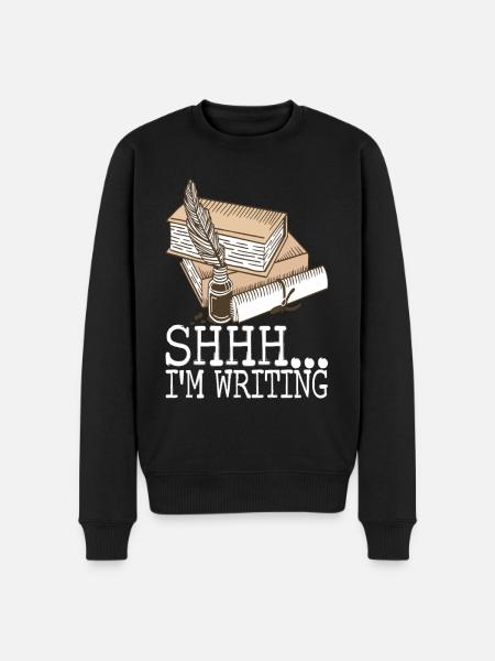 Author Schreiber - Men's Premium Organic Jumper - black