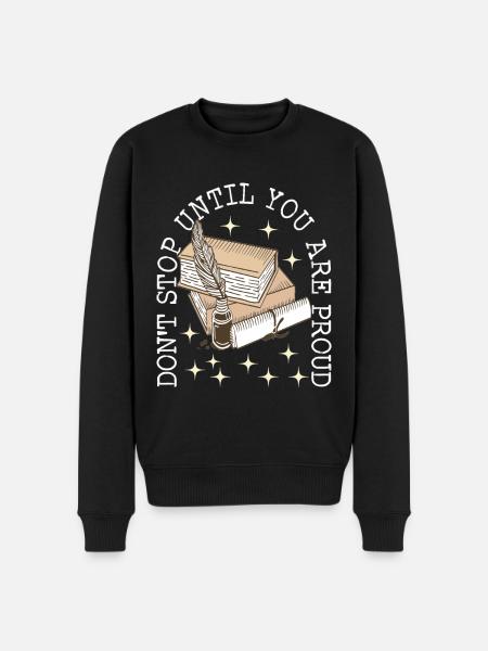 Author Schreiber - Men's Premium Organic Jumper - black