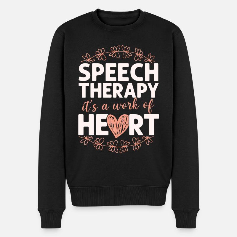 Assistant orthophoniste - Pull Premium bio Homme - noir