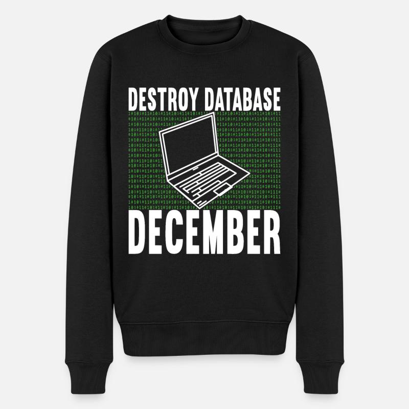 Programmierer Informatiker - Männer Premium Bio Pullover - Schwarz