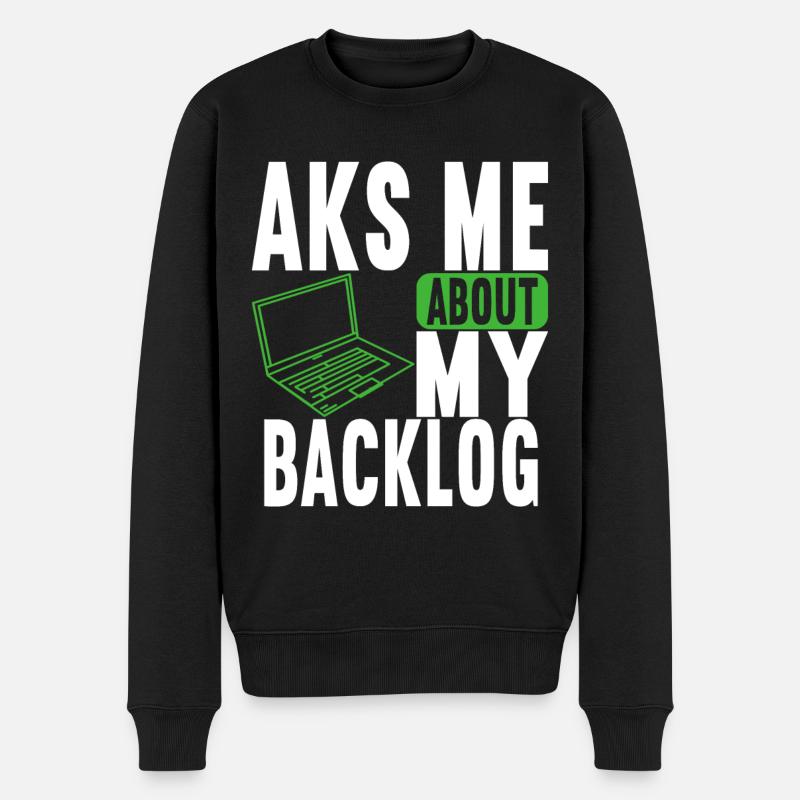 Programmer Computer Scientist - Men's Premium Organic Jumper - black