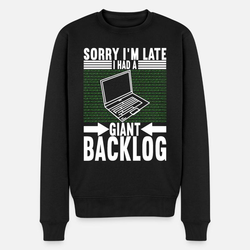 Programmer Computer Scientist - Men's Premium Organic Jumper - black