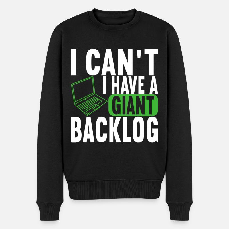 Programmer Computer Scientist - Men's Premium Organic Jumper - black