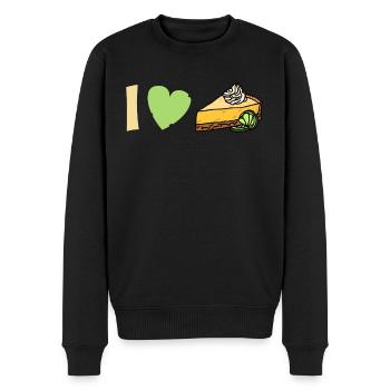 C’est drôle que j’adore la conception de gâteau au citron - Pull Premium bio Homme - noir - Devant - Nico (187cm)
