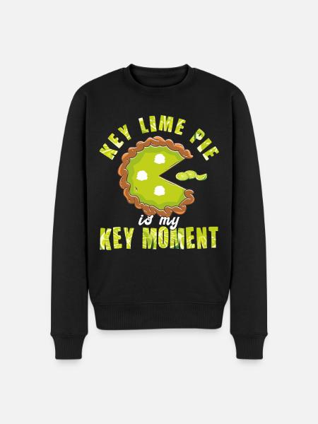 Funny Lemon Cake Design - Men's Premium Organic Jumper - black