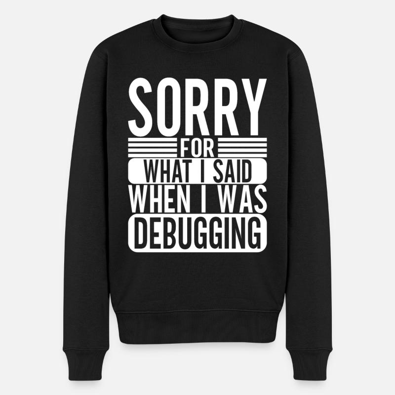 Programmer Computer Scientist - Men's Premium Organic Jumper - black