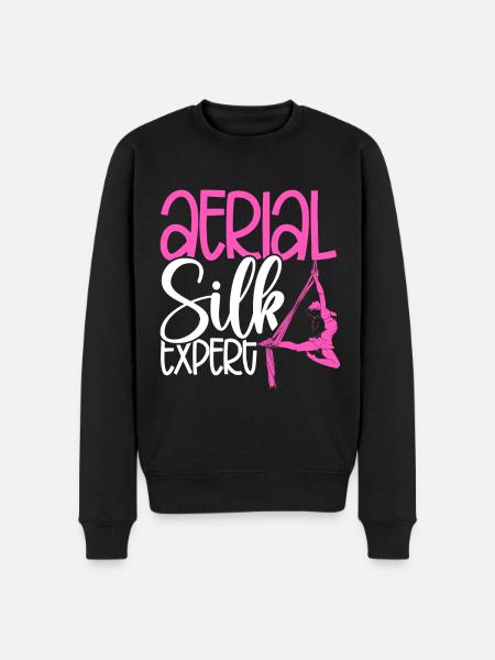 Aerial Silk Expert - Men's Premium Organic Jumper - black