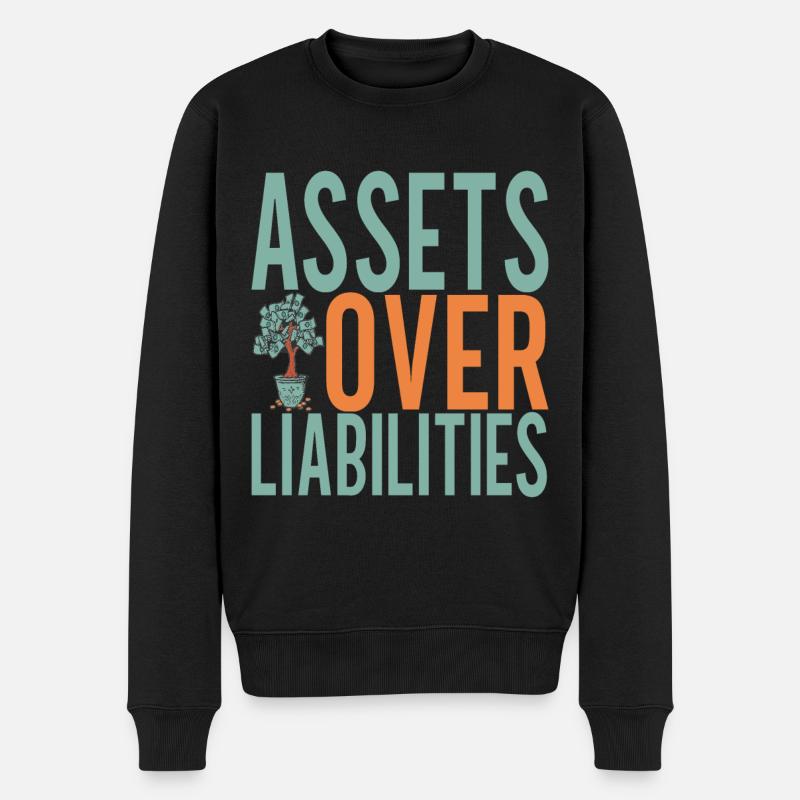 Actions Actionnaire Investisseur - Pull Premium bio Homme - noir