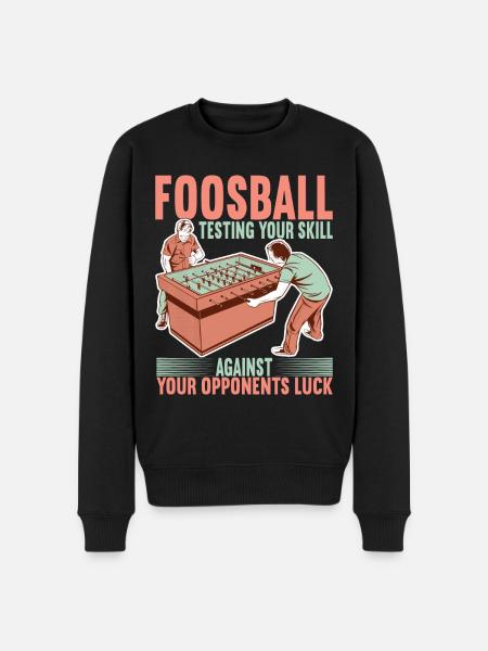Foosball table football - Men's Premium Organic Jumper - black