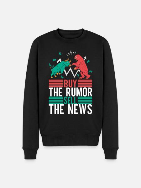 Shares Shareholder Investor - Men's Premium Organic Jumper - black
