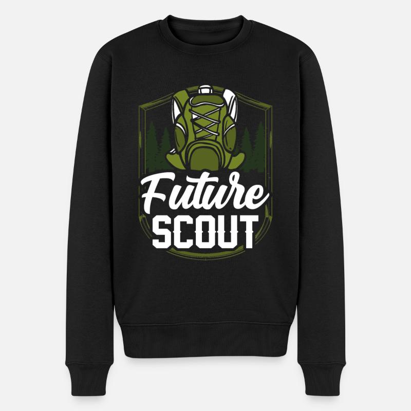 Futur Camp scout Sippe Pfadfinden - Pull Premium bio Homme - noir