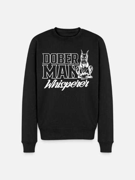 Doberman Whisperer Doberman Doberman Dogs - Men's Premium Organic Jumper - black