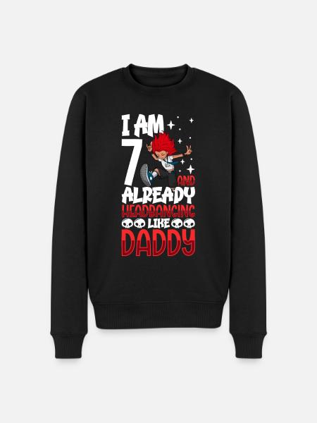 I' - Girl Rocker - Men's Premium Organic Jumper - black