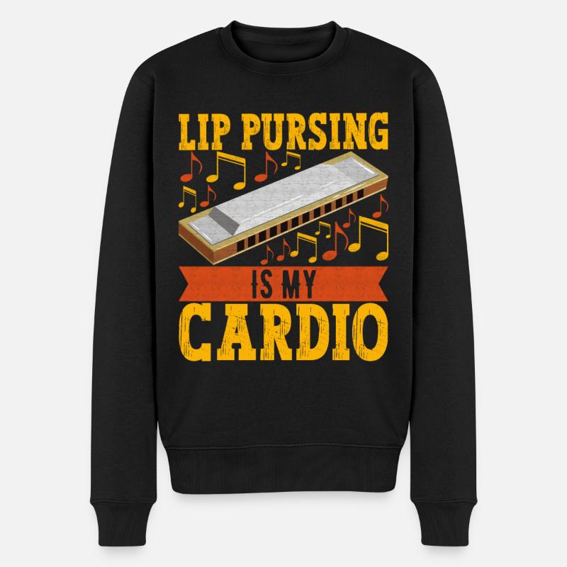 Harmonica Harmonica - Pull Premium bio Homme - noir