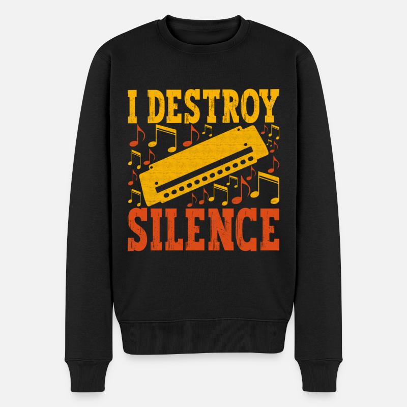 Harmonica Harmonica - Pull Premium bio Homme - noir