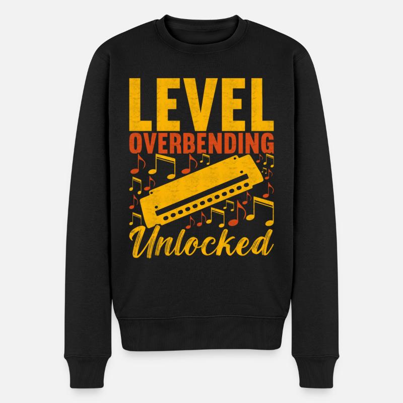 Harmonica Harmonica - Men's Premium Organic Jumper - black