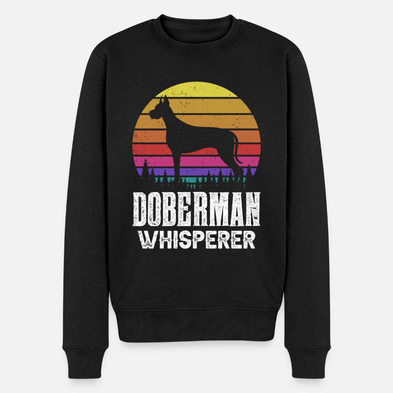 Doberman Whisperer Chiens Dobermans Doberman - Pull Premium bio Homme - noir