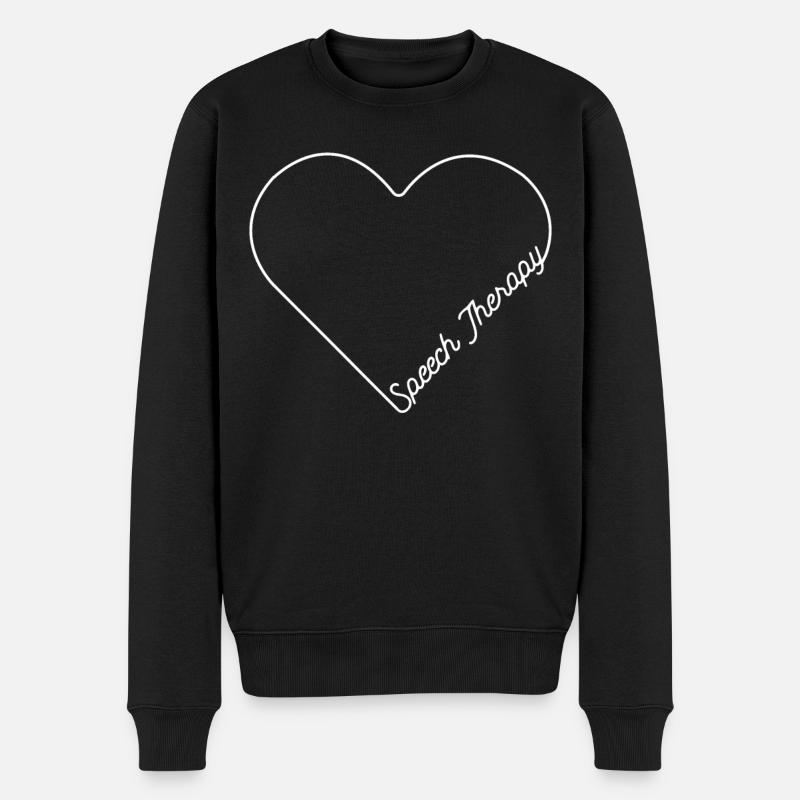 Assistante orthophoniste - Pull Premium bio Homme - noir