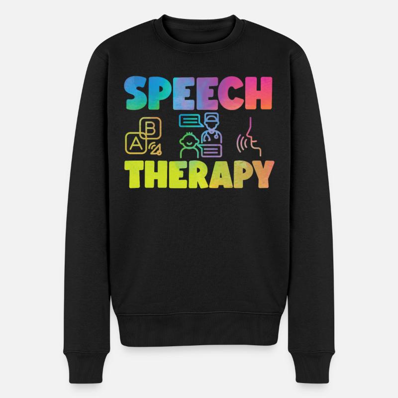Assistant orthophoniste - Pull Premium bio Homme - noir